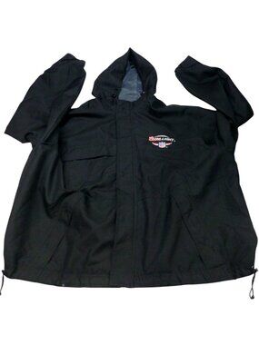 NFL Coors Light Black Hooded Jacket XXL Mens Polyester Blend